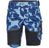 CERVA NEURUM CAMOUFLAGE šortky navy