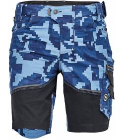 CERVA NEURUM CAMOUFLAGE šortky navy