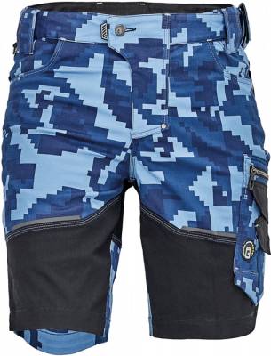 CERVA NEURUM CAMOUFLAGE šortky navy