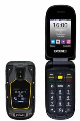 Evolveo StrongPhone F5, vyklápěcí vodotěsný odolný Dual SIM telefon