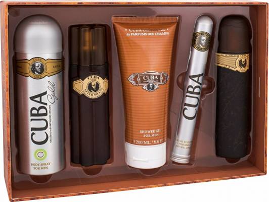 Cuba Gold - EDT 100 ml + EDT 35 ml + voda po holení 100 ml + sprchový gel 200 ml