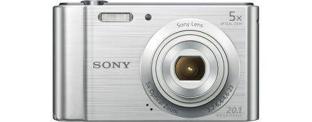 Sony DSC-W800S 20,1 MP, 5x zoom, 2,7 " LCD - Silver
