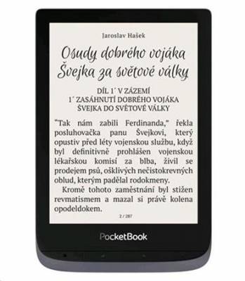 PocketBook 632 Touch HD 3, šedá