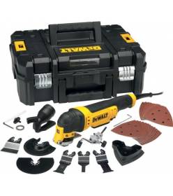 DEWALT Oscilační multifunkční bruska a sada příslušenství