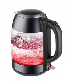 CONCEPT RK4082 Rychlovarná konvice skleněná, tmavý nerez1,7 l