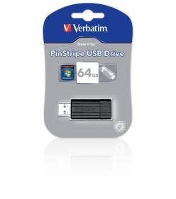 Verbatim Store 'n' Go PinStripe 64GB 49065, Flash Disk