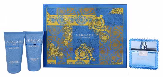 Versace Eau Fraiche Man - EDT 50 ml + sprchový gel 50 ml + balzám po holení 50 ml