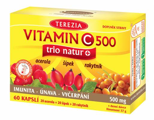 Terezia Company Vitamin C trio natur+ 60 kapslí