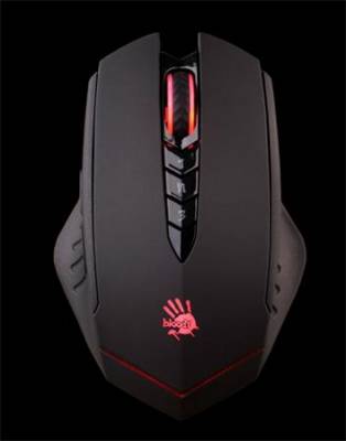 A4tech BLOODY R80A CORE 3, bezdrátová herní myš, černá