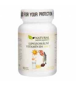 Natural Medicaments Lipozomální vitamín D3 1000 IU 90 tablet