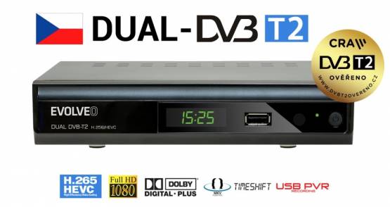 Evolveo Gamma T2 DT-4060, DVB-T2, multimediální rekordér