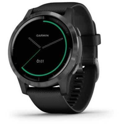 GARMIN vívoActive4 Gray/Black Band