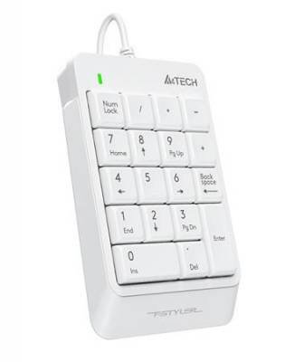 A4-tech A4tech FSTYLER FK13P numerická klávesnice, USB Bílá