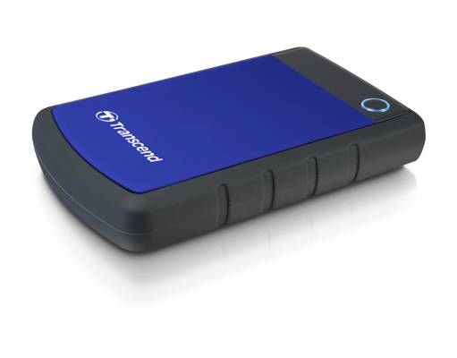 Transcend StoreJet 25H3B 2TB, TS2TSJ25H3B, externí HDD, černo/modrý