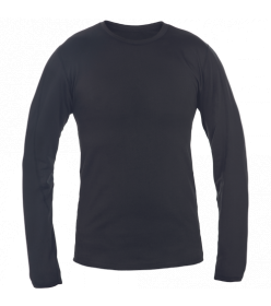 CERVA SOLID tričko dlouhý rukáv černá