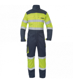 CERVA STROKE FR HV kombinéza žlutá/navy