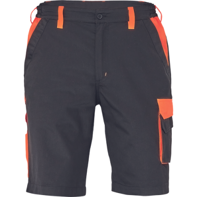 CERVA MAX VIVO šortky černá/oranžová