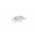  Podnos FANCY HOME 44 x 30 cm, louka  