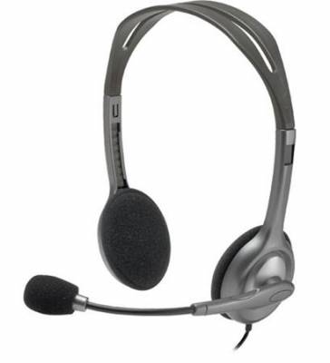 Logitech Headset H111, náhlavní souprava černá