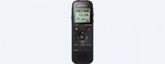 Sony digitální záznamník ICD-PX470 - podpora karet micro SD, systém S-Microphone, 4GB, USB, PCM, režim zaostření