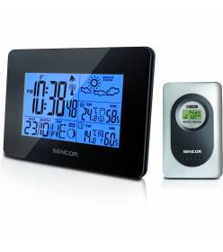 SENCOR SWS 51 B ČERNÁ METEOSTANICE