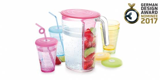 Tescoma Džbán myDRINK 2.5 l, 4 poháry s víčkem, zelená