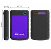 Transcend StoreJet 25H3P 1TB, TS1TSJ25H3P, externí HDD, černo/fialový