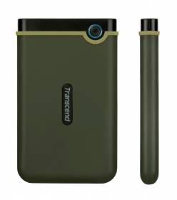 Transcend StoreJet 25M3G 1TB, TS1TSJ25M3G, externí HDD, zelený