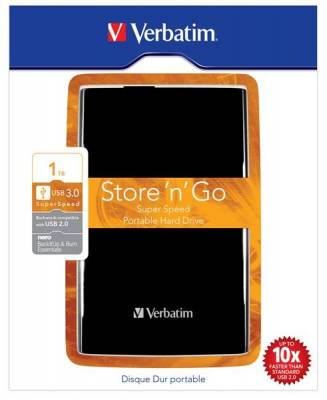 Verbatim Store 'n' Go 1TB, 2,5", USB 3.0, 53023, externí HDD, černý