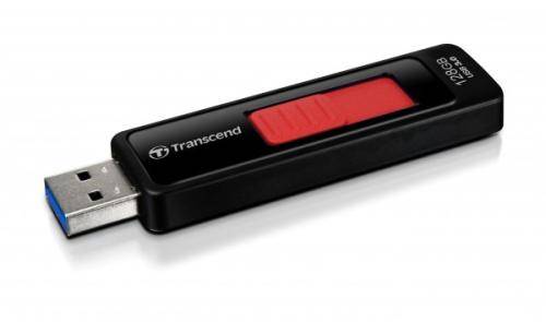 Transcend JetFlash 760 128GB TS128GJF760, flash disk, černo/červený