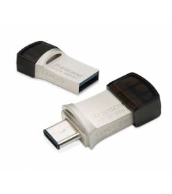 Transcend JetFlash 890 64GB TS64GJF890S, stříbrný