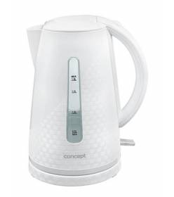 Concept RK-2320 Rychlovarná konvice 1,8 l White s 3D potiskem
