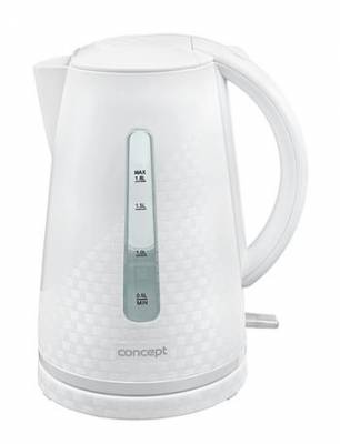 Concept RK-2320 Rychlovarná konvice 1,8 l White s 3D potiskem