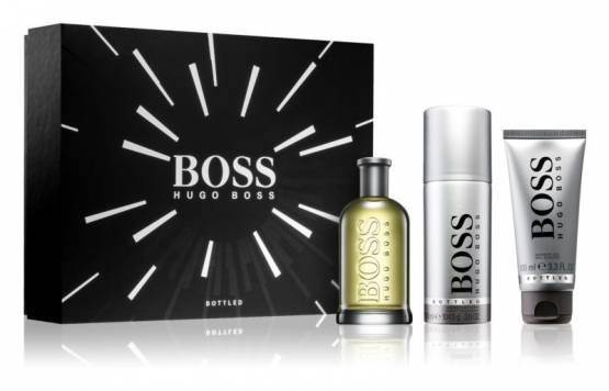 Hugo Boss Boss No. 6 Bottled - EDT 100 ml + sprchový gel 100 ml + deodorant ve spreji 150 ml
