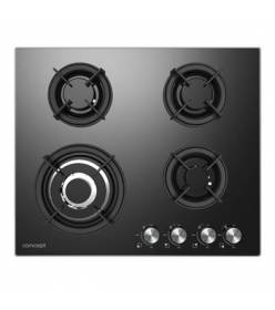 CONCEPT PDV7160 Plynová deska vestavná 60 cm, tvrzené sklo BLACK