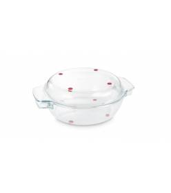 Tescoma Kulatý pekáč s poklopem GrandCHEF pr. 32 cm, skleněný