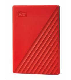 WD My Passport portable 2TB, 2.5", WDBYVG0020BRD-WESN, Externí disk, červený