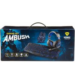 Yenkee AMBUSH 98029676, herní set myš klávesnice sluchátka