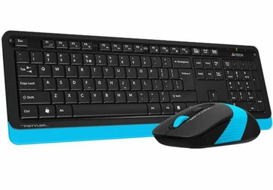 A4tech FG1010 FSTYLER set bezdr. klávesnice + myši, modrá
