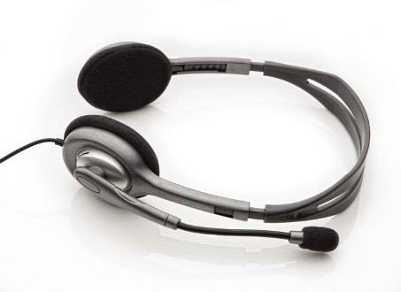 Logitech Headset H110, černá