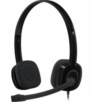 Logitech Stereo Headset H151, černá