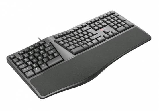 C-TECH klávesnice KB-113E USB, ERGO