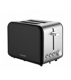 CONCEPT TE2052 Topinkovač nerezový, BLACK