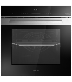 CONCEPT ETV8560bc Elektrická multifunkční trouba vestavná 60 cm BLACK