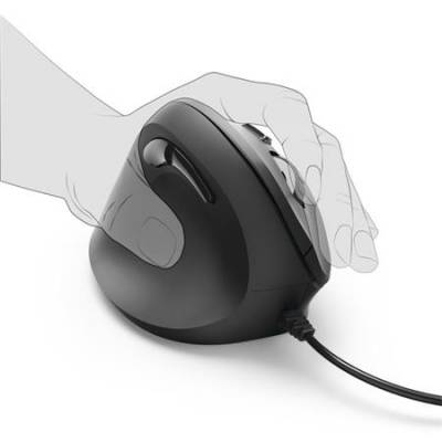 Hama vertikální, ergonomická kabelová myš pro leváky EMC-500L