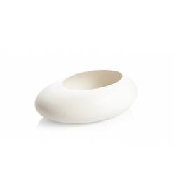 Tescoma Oválný nízký květináč FANCY HOME Stones, šedá