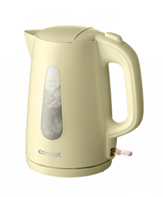 CONCEPT RK2384 Rychlovarná konvice plastová 1,7 l, krémová