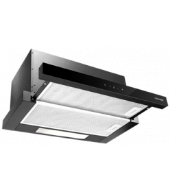 CONCEPT OPV3860bc Vestavný odsavač výsuvný 60cm BLACK