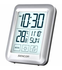 SENCOR SWS 1918 TEPLOMĚR S HODINAMI