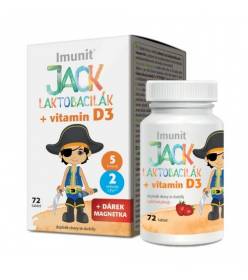 Simply You Laktobacily Jack Laktobacilák Imunit + vitamín D3 Varianta: 72 tablet
